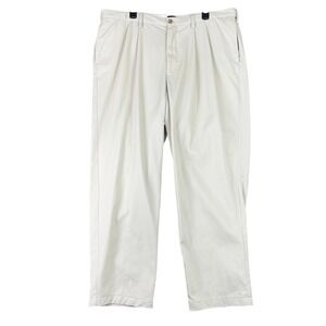 Lands End Traditional Fit Expandable Waist Pants Men 42 31 Classic Preppy
